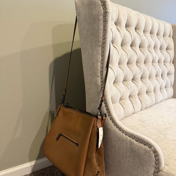 Coach Mixed Pebble Leather Shay Shoulder Bag | Vintage Khaki | NWT - Picture 3 of 12